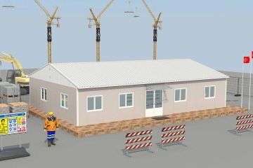 125 m2 Prefabrik Ofis