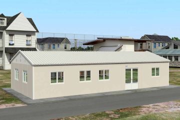 98 m2 Prefabrik Yemekhane