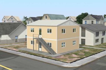 136 m2 Prefabrik Yemekhane