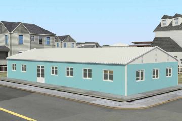 181 m2 Prefabrik Yemekhane