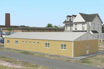 193 m2 Prefabrik Yatakhane